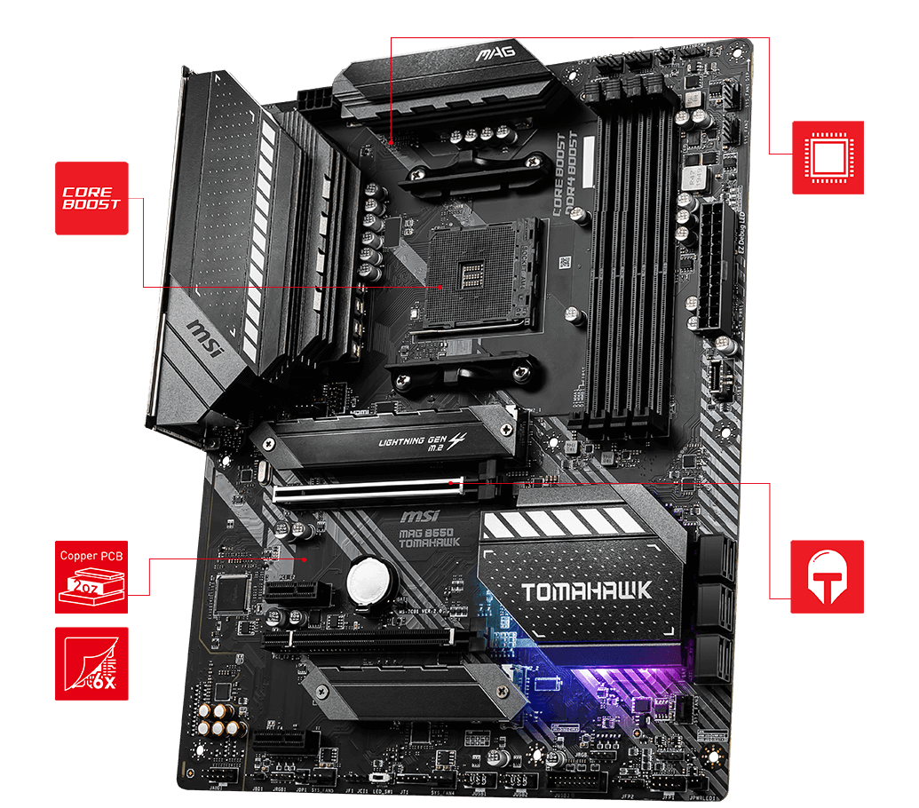 MSI MAG B550 TOMAHAWK
